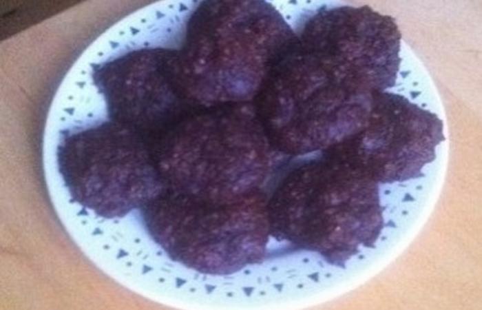 R�gime Dukan (recette minceur) : Rochers moelleux au chocolat #dukan https://www.proteinaute.com/recette-rochers-moelleux-au-chocolat-3813.html
