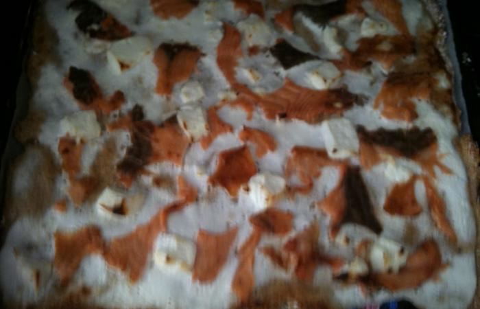 R�gime Dukan (recette minceur) : Pizza au saumon #dukan https://www.proteinaute.com/recette-pizza-au-saumon-3815.html