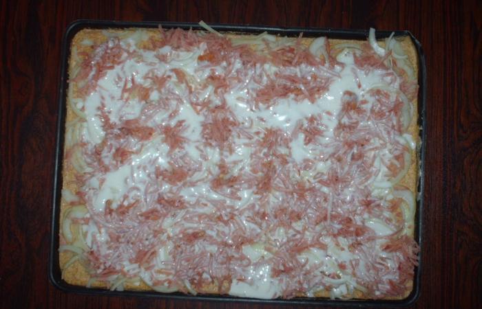 Régime Dukan (recette minceur) : Flammekueche Dudu #dukan https://www.proteinaute.com/recette-flammekueche-dudu-3830.html