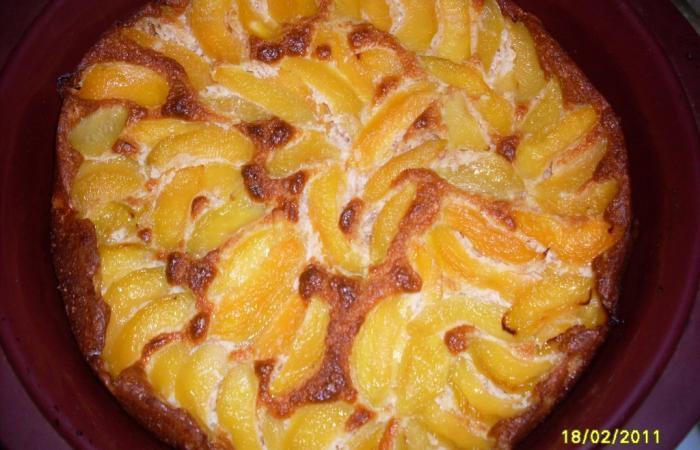 Régime Dukan (recette minceur) : Gâteau aux pêches ou à l'abricot  #dukan https://www.proteinaute.com/recette-gateau-aux-peches-ou-a-l-abricot-3868.html