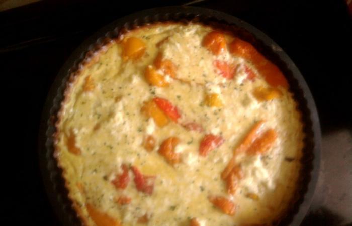Rgime Dukan (recette minceur) : Tarte - Pizza aux 3 poivrons brousse #dukan https://www.proteinaute.com/recette-tarte-pizza-aux-3-poivrons-brousse-3927.html