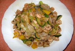 Recette Dukan : Vermicelles de Konjac aux crevettes et l�gumes