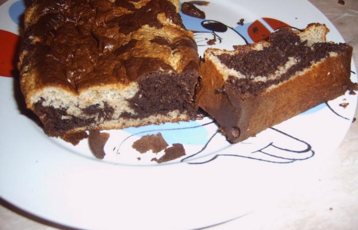 Rgime Dukan (recette minceur) : Gateau marbr chocolat vanille #dukan https://www.proteinaute.com/recette-gateau-marbre-chocolat-vanille-3983.html