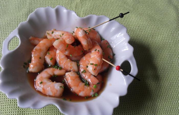 R�gime Dukan (recette minceur) : Crevettes sauce soja #dukan https://www.proteinaute.com/recette-crevettes-sauce-soja-399.html