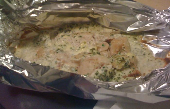 R�gime Dukan (recette minceur) : Papillotes de poisson au carr� frais #dukan https://www.proteinaute.com/recette-papillotes-de-poisson-au-carre-frais-3991.html
