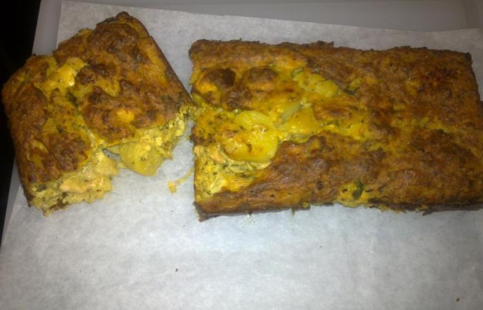 Rgime Dukan (recette minceur) : Cake aux fruits de mer et saumon #dukan https://www.proteinaute.com/recette-cake-aux-fruits-de-mer-et-saumon-4009.html