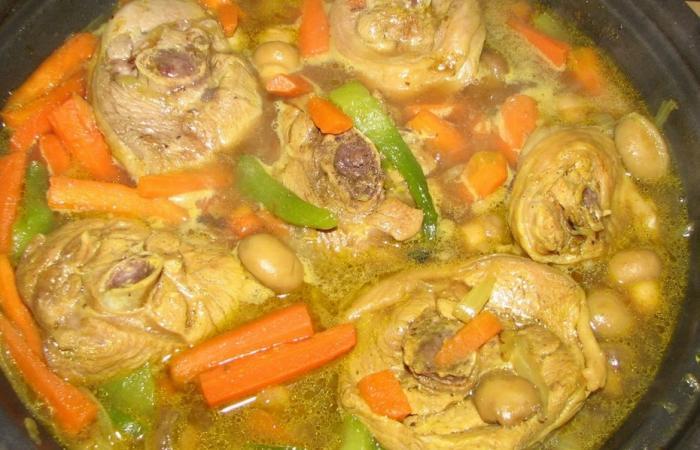 Osso Bucco de dinde fa�on tajine