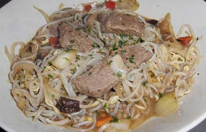 Régime Dukan (recette minceur) : Boeuf et konjacs à la chinoise #dukan https://www.proteinaute.com/recette-boeuf-et-konjacs-a-la-chinoise-4032.html