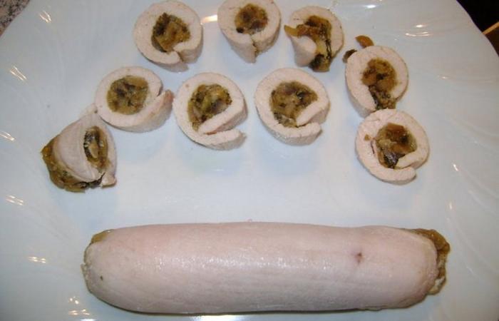 Régime Dukan (recette minceur) : Filet de poulet farci aux champignons #dukan https://www.proteinaute.com/recette-filet-de-poulet-farci-aux-champignons-4052.html