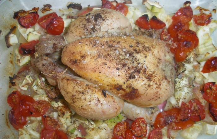Régime Dukan (recette minceur) : Coquelet aux petits légumes #dukan https://www.proteinaute.com/recette-coquelet-aux-petits-legumes-4062.html