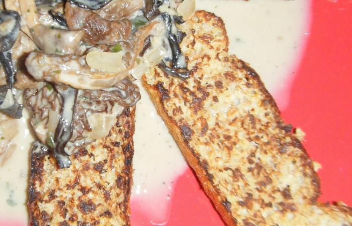 R�gime Dukan (recette minceur) : Croute Foresti�re #dukan https://www.proteinaute.com/recette-croute-forestiere-4073.html