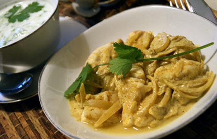 Curry de poisson � l'indienne