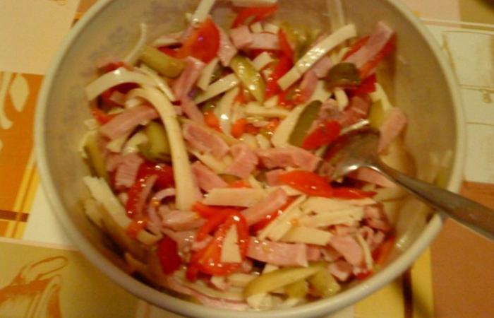Rgime Dukan (recette minceur) : Salade vigneronne #dukan https://www.proteinaute.com/recette-salade-vigneronne-4170.html
