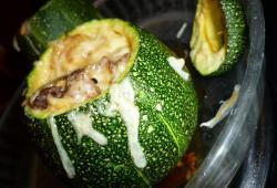 Recette Dukan : Courgettes rondes farcies (micro-onde)