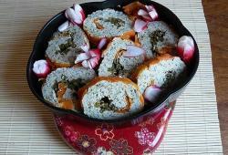 Recette Dukan : Roulé de poulet parfumé aux carottes et haricots vert