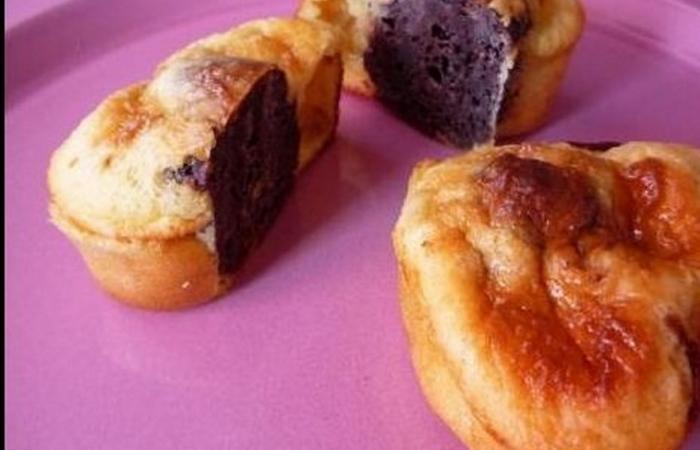 R�gime Dukan (recette minceur) : Muffins au coeur dudutella #dukan https://www.proteinaute.com/recette-muffins-au-coeur-dudutella-4190.html
