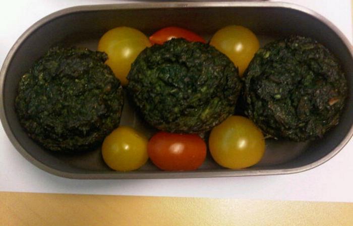 Muffin spiruline thon surimi carr� frais