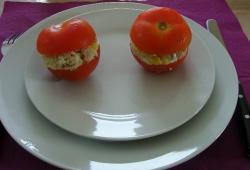 Recette Dukan : Salade de tomates et thon, avec ail.