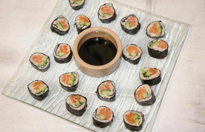 Régime Dukan (recette minceur) : Sushi-maki comme des vrais  #dukan https://www.proteinaute.com/recette-sushi-maki-comme-des-vrais-4244.html