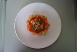 Recette Dukan : Tomates et oignons au tofu