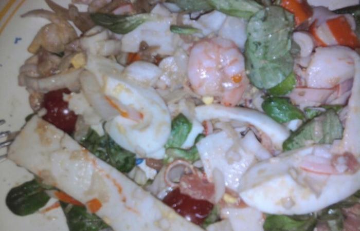 Rgime Dukan (recette minceur) : Salade oceane #dukan https://www.proteinaute.com/recette-salade-oceane-4345.html