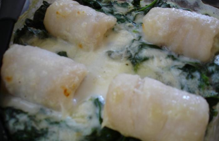 R�gime Dukan (recette minceur) : Filets de Soles � la  Florentine #dukan https://www.proteinaute.com/recette-filets-de-soles-a-la-florentine-4452.html