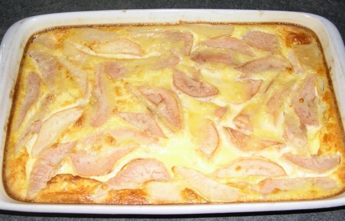 R�gime Dukan (recette minceur) : Clafoutis aux Poires #dukan https://www.proteinaute.com/recette-clafoutis-aux-poires-4496.html