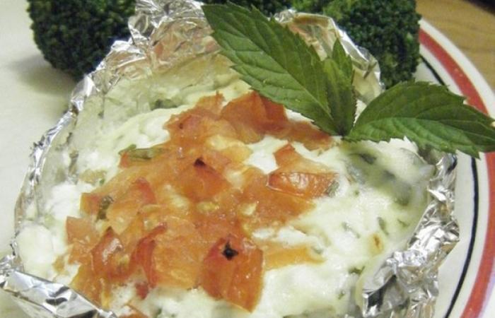 Rgime Dukan (recette minceur) : Filet de Fra  la menthe faon gratin #dukan https://www.proteinaute.com/recette-filet-de-fera-a-la-menthe-facon-gratin-4550.html