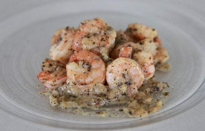 R�gime Dukan (recette minceur) : Crevettes au basilic #dukan https://www.proteinaute.com/recette-crevettes-au-basilic-4581.html