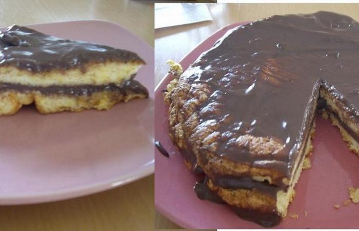 Régime Dukan (recette minceur) : Genoise creme au chocolat #dukan https://www.proteinaute.com/recette-genoise-creme-au-chocolat-4611.html