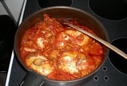 Recette Dukan : Poulet au champignons sauce tomate