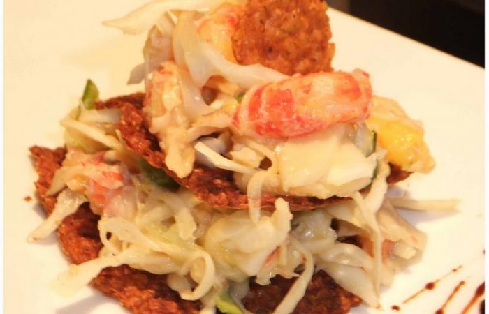 Chips de riz � la tomate