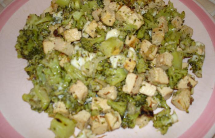 Rgime Dukan (recette minceur) : Tofu au Brocolis #dukan https://www.proteinaute.com/recette-tofu-au-brocolis-4716.html