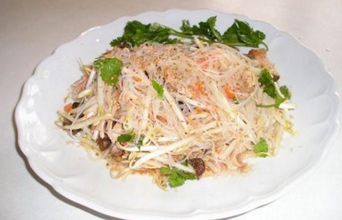Rgime Dukan (recette minceur) : Salade Chinoise pour environ 6 personnes #dukan https://www.proteinaute.com/recette-salade-chinoise-pour-environ-6-personnes-4789.html