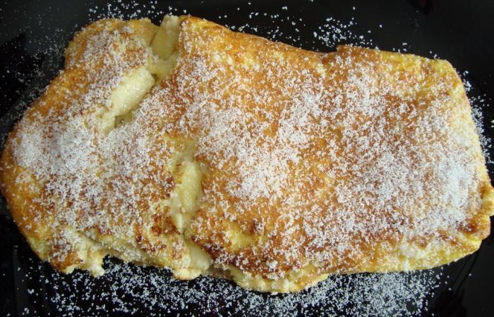 Rgime Dukan (recette minceur) : Omelette souffle  la pomme #dukan https://www.proteinaute.com/recette-omelette-soufflee-a-la-pomme-4797.html