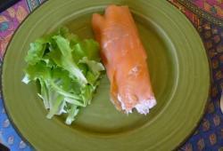 Recette Dukan : Wrap de Saumon et ciboulette