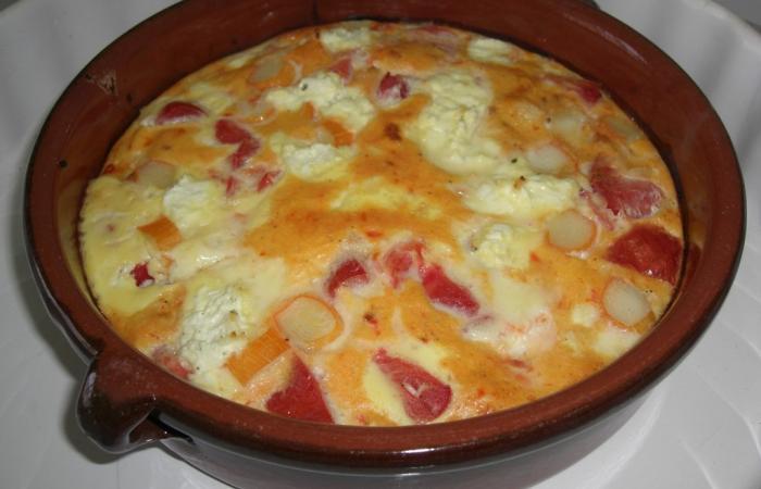Rgime Dukan (recette minceur) : Gratin de surimi, tomates et courgettes #dukan https://www.proteinaute.com/recette-gratin-de-surimi-tomates-et-courgettes-4812.html