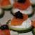 Toast de concombre au fromage cr�meux et saumon Dukan