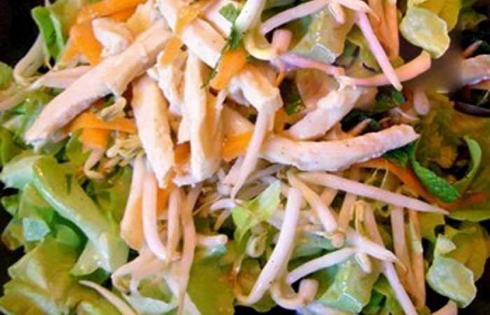 R�gime Dukan (recette minceur) : Salade chinoise #dukan https://www.proteinaute.com/recette-salade-chinoise-4886.html