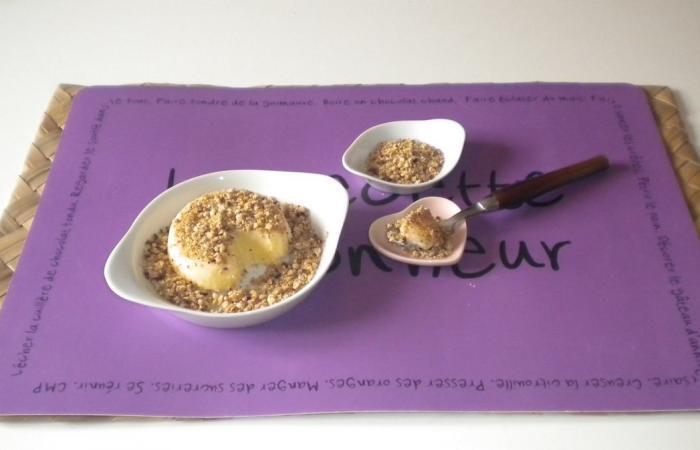 R�gime Dukan (recette minceur) : D�me glac� � la vanille et fausses noisettes grill�es #dukan https://www.proteinaute.com/recette-dome-glace-a-la-vanille-et-fausses-noisettes-grillees-4913.html