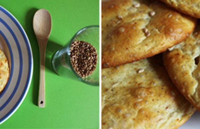 Régime Dukan (recette minceur) : Biscuits croquants aux graines de sésame #dukan https://www.proteinaute.com/recette-biscuits-croquants-aux-graines-de-sesame-4953.html