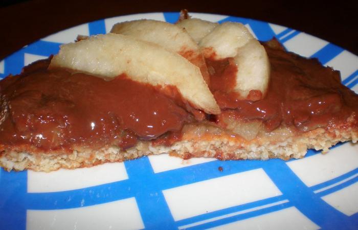 Régime Dukan (recette minceur) : Subtile alliance poire chocolat amande amère (sans jaune d'oeuf) #dukan https://www.proteinaute.com/recette-subtile-alliance-poire-chocolat-amande-amere-sans-jaune-d-oeuf-4972.html