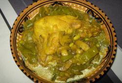 Recette Dukan : Tajine de poulet et haricots verts