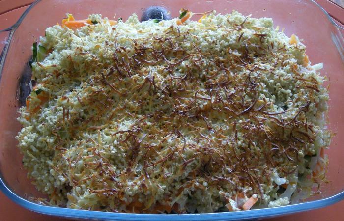 Rgime Dukan (recette minceur) : Gratin de julienne de lgumes et de quinoa bio #dukan https://www.proteinaute.com/recette-gratin-de-julienne-de-legumes-et-de-quinoa-bio-5045.html