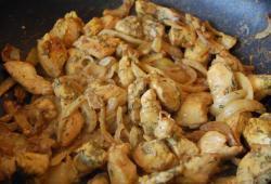 Recette Dukan : Wok de poulet curry et thym