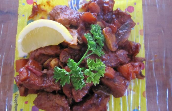 R�gime Dukan (recette minceur) : Veau marengo #dukan https://www.proteinaute.com/recette-veau-marengo-5085.html