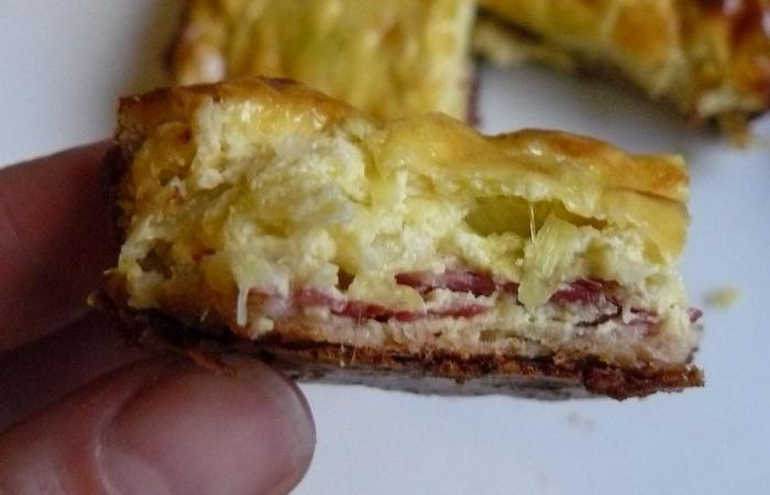 R�gime Dukan (recette minceur) : Tartelette aux poireaux viande des Grisons #dukan https://www.proteinaute.com/recette-tartelette-aux-poireaux-viande-des-grisons-5103.html