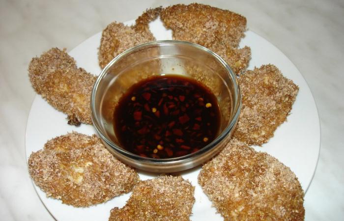Rgime Dukan (recette minceur) : Nuggets de poulet  l'asiatique #dukan https://www.proteinaute.com/recette-nuggets-de-poulet-a-l-asiatique-5279.html