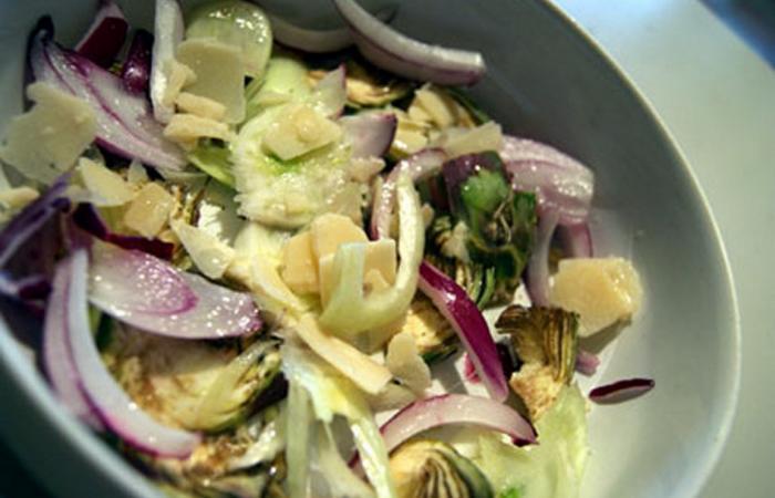 Rgime Dukan (recette minceur) : Salade d'artichauts et fenouil aux anchois #dukan https://www.proteinaute.com/recette-salade-d-artichauts-et-fenouil-aux-anchois-5382.html