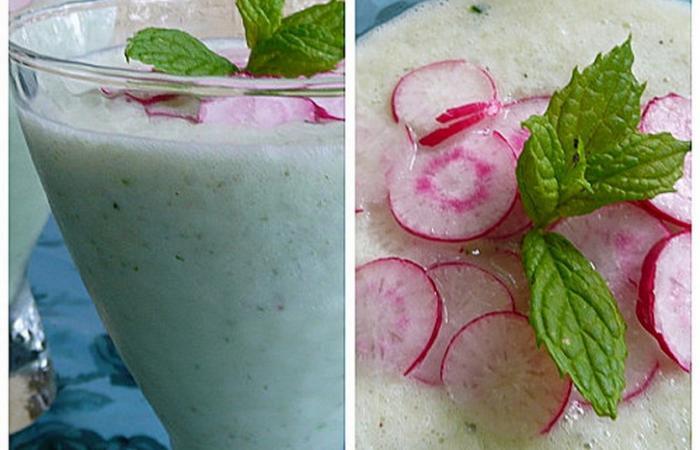 Rgime Dukan (recette minceur) : Soupe glace de concombre  la menthe #dukan https://www.proteinaute.com/recette-soupe-glacee-de-concombre-a-la-menthe-5451.html
